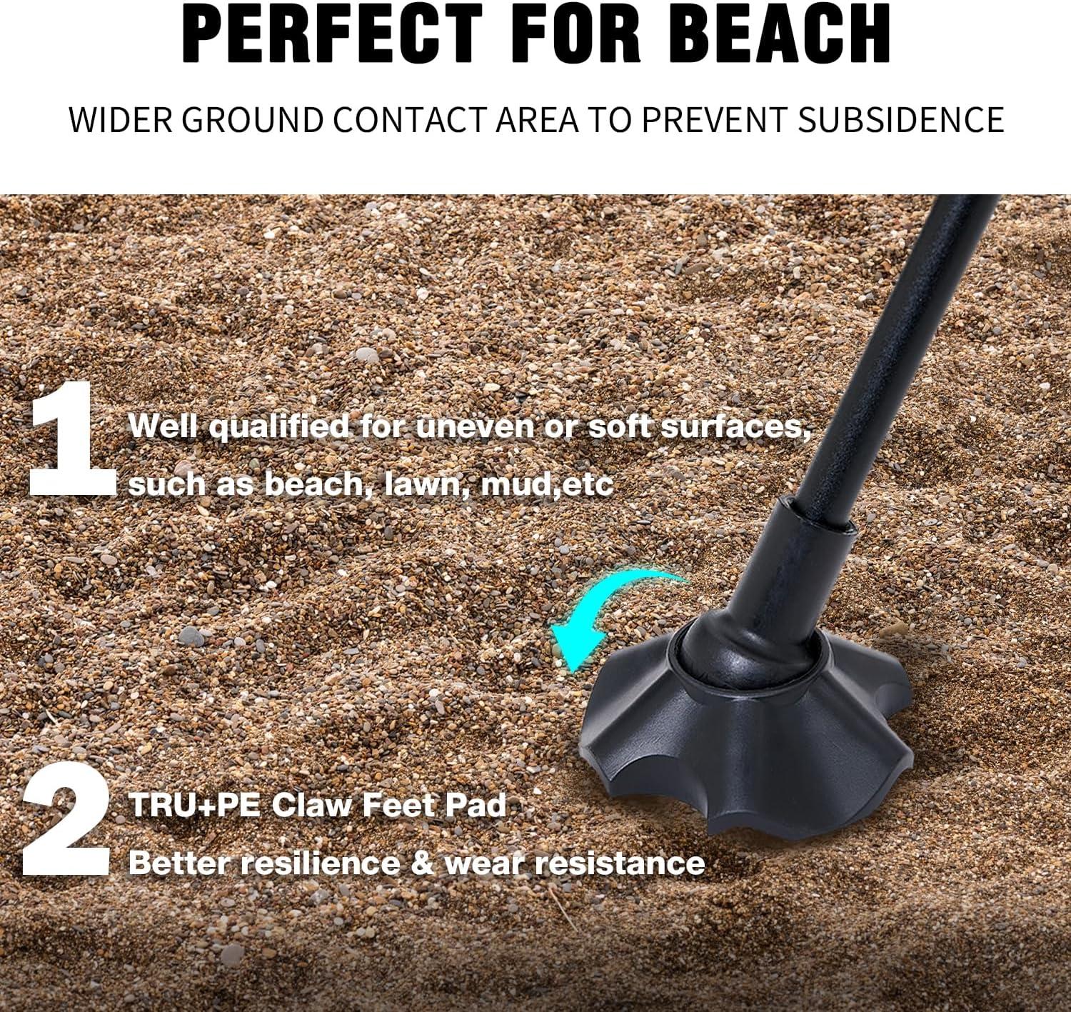 image:imageMOON LENCE 2 Pack Portable Camping Chairs Backpacking Chair The 4th Generation Ultralight Folding Chair Compact Lightweight Foldable Chairs for Hiking Mountaineering BeachBlackwith Feet