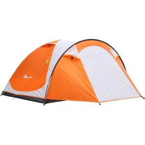 image:imageMOON LENCE Outdoor Camping Tent 3 to 4 Person Tent with Screen Room Double Doors amp Double Layer Waterproof Design 2000MM