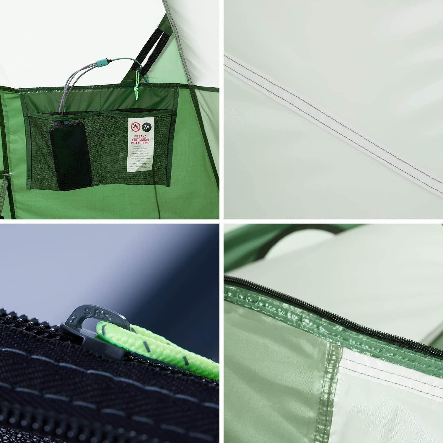 image:imageMOON LENCE Camping Tent 8 Person Tent Waterproof Windproof Family Tent Camping House Large Tent Double Layer Outdoor Tents Ultralight Dome Tent with Rooms