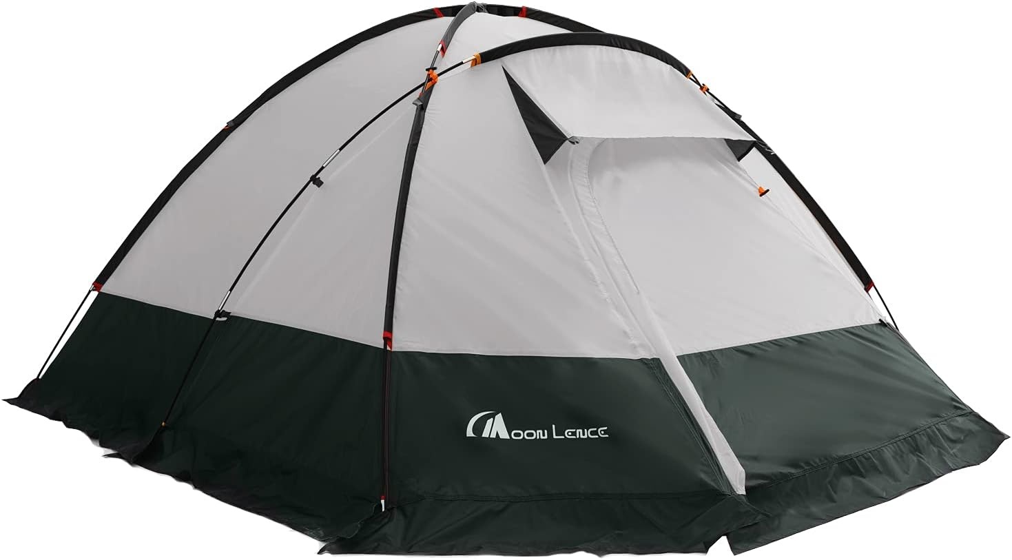 image:imageMoon Lence 4 Person Tent Waterproof PU2000mm Camping Tent Lightweight Family Camping Tent Double Layer Easy Set Up Tent for Camping Hiking Picnic Travelling