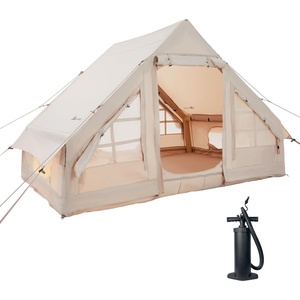 image:imageMoon Lence Glamping Inflatable Camping Tent for 46 PersonAllSeason WaterproofWindproofInsulation SelfSupporting Air TentsEasy Setup Cabin Camping Tent with Mesh Windows